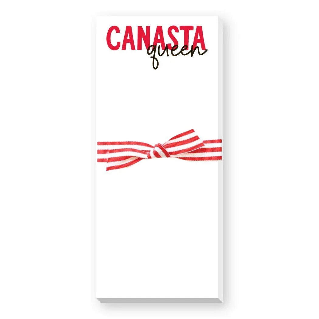 BRIDGE, MAHJONG AND CANASTA SKINNIE NOTEPADS CANASTA Notepads