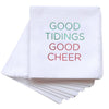 Cloth-Like Cocktail Napkins Good Tidings Good Cheer Cocktail Napkins