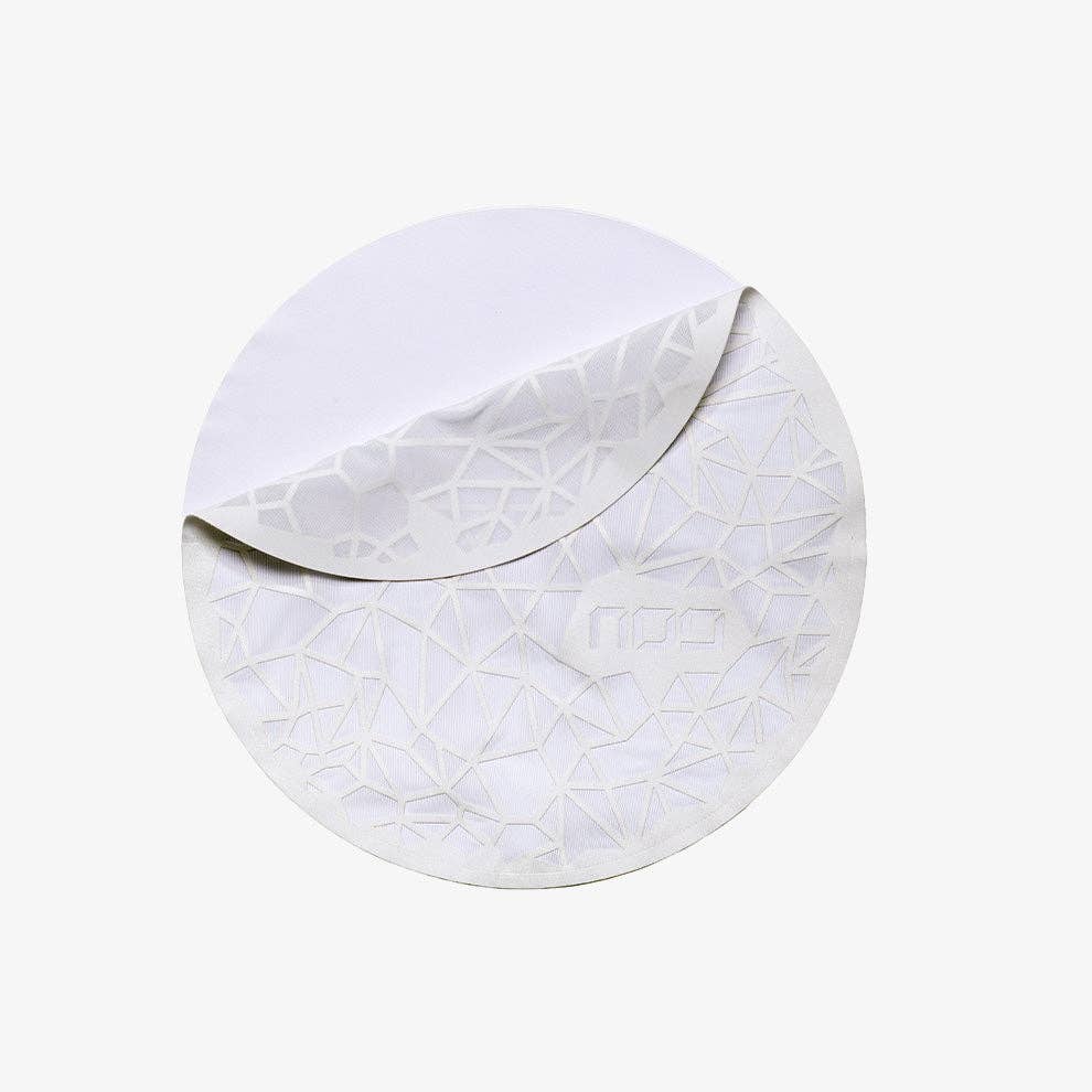 Geometric Matzah Cover White
