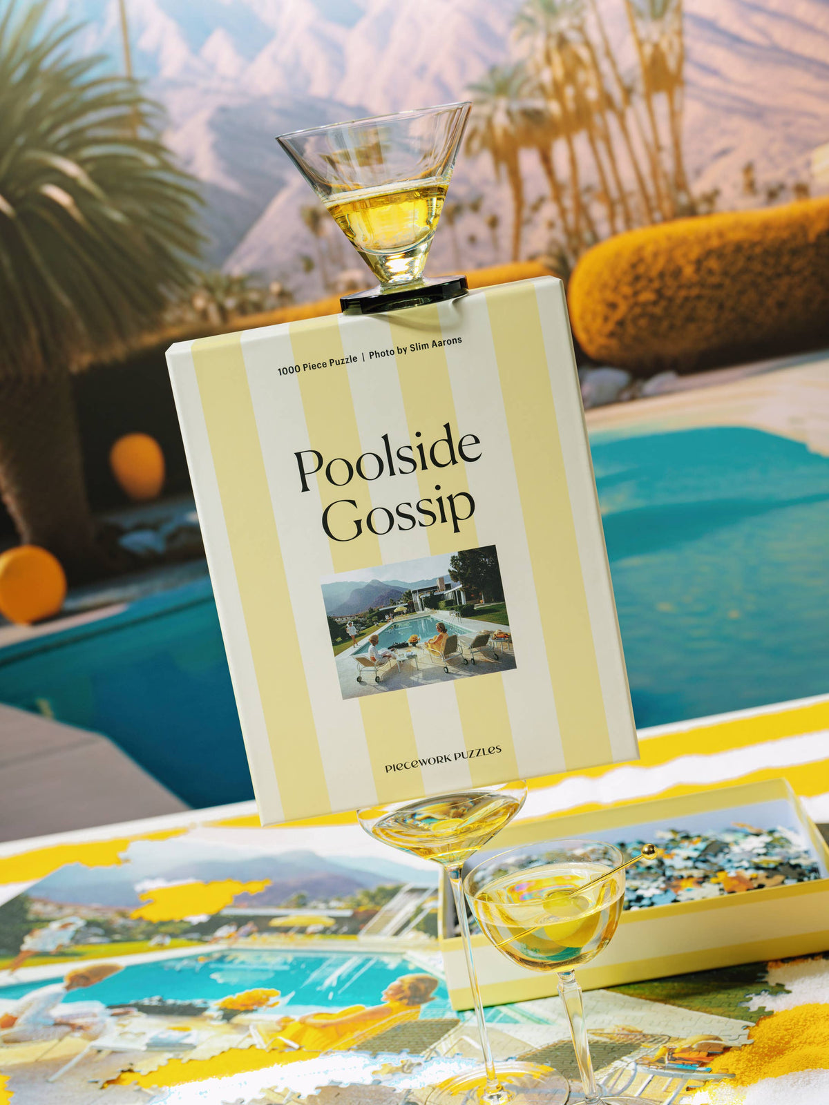Poolside Gossip - Slim Aarons Collab - 1000pc Puzzle