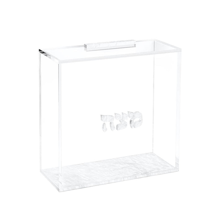 Matzah Box - White Pearl