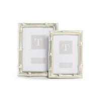 Silver Bamboo Photo Frame
