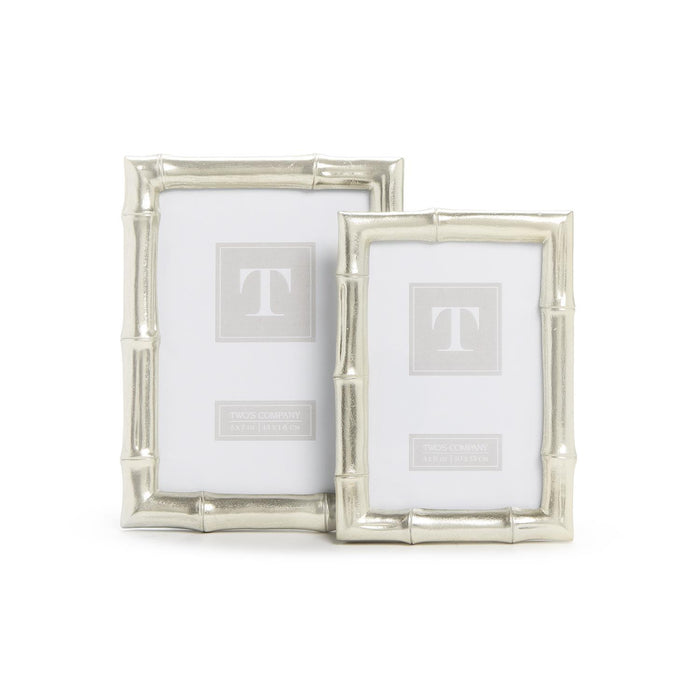 Silver Bamboo Photo Frame