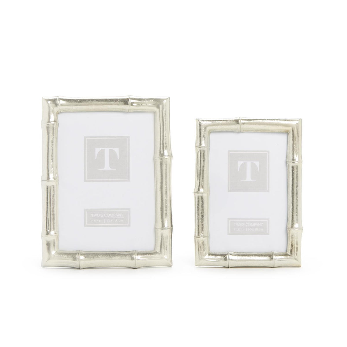 Silver Bamboo Photo Frame
