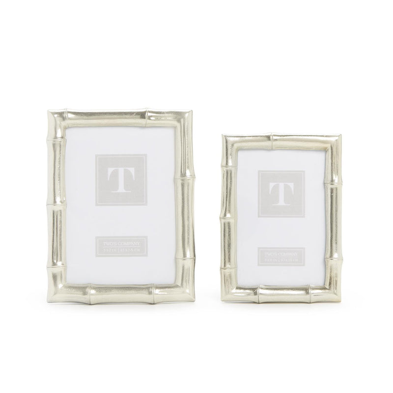 Silver Bamboo Photo Frame