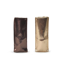 Faux Snake Skin Standing Triangular Weighted Eyeglasses/Accessory Holder