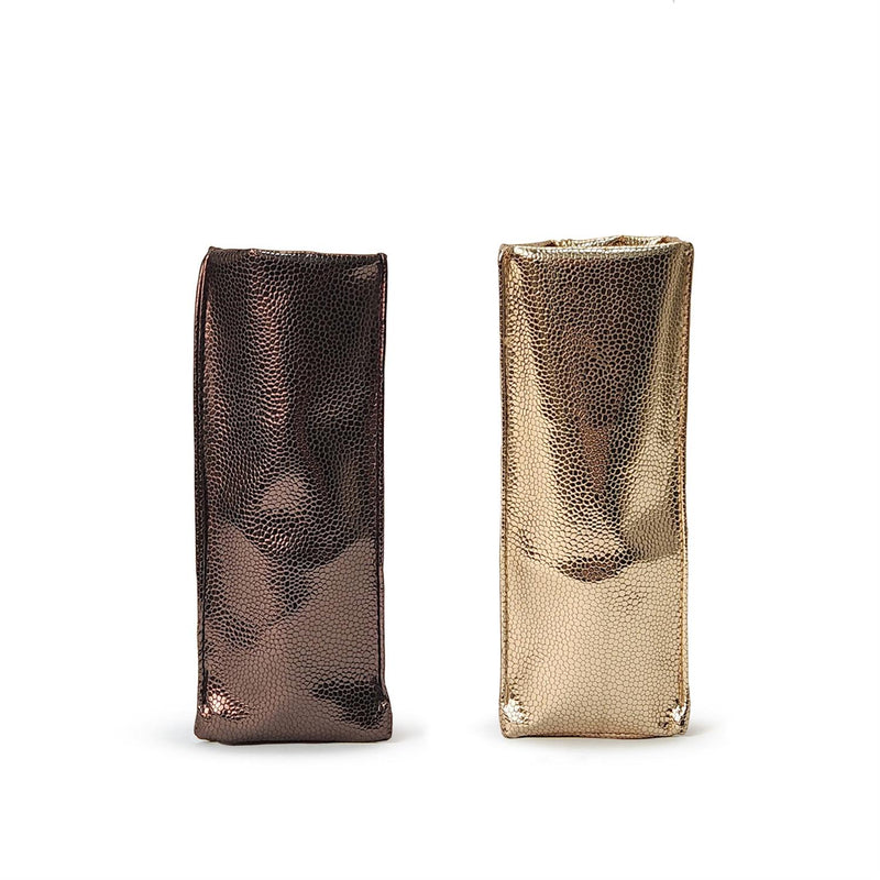 Faux Snake Skin Standing Triangular Weighted Eyeglasses/Accessory Holder