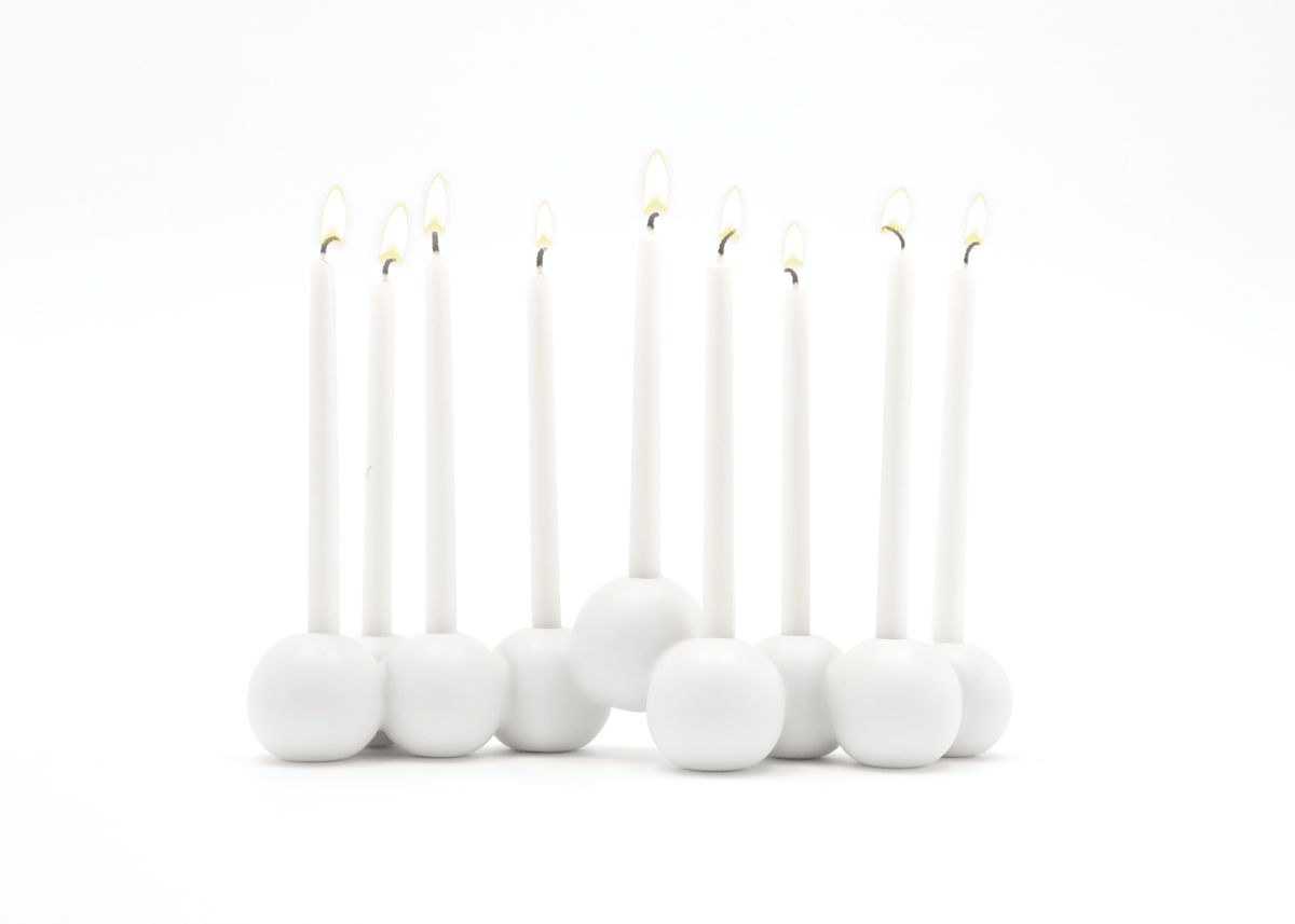 Ceramic Bubble Menorah