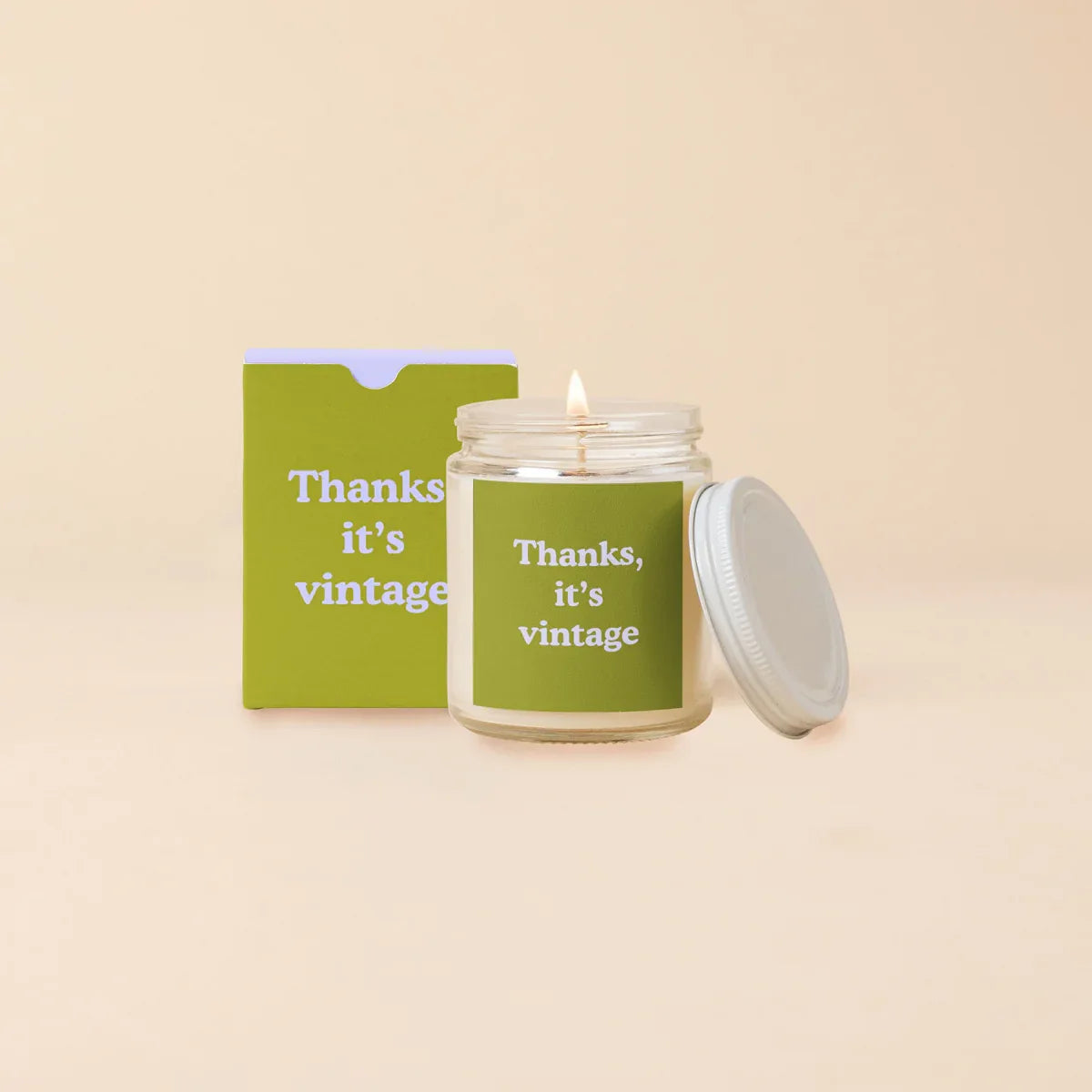 Candle Jar w/Lid Candleholder