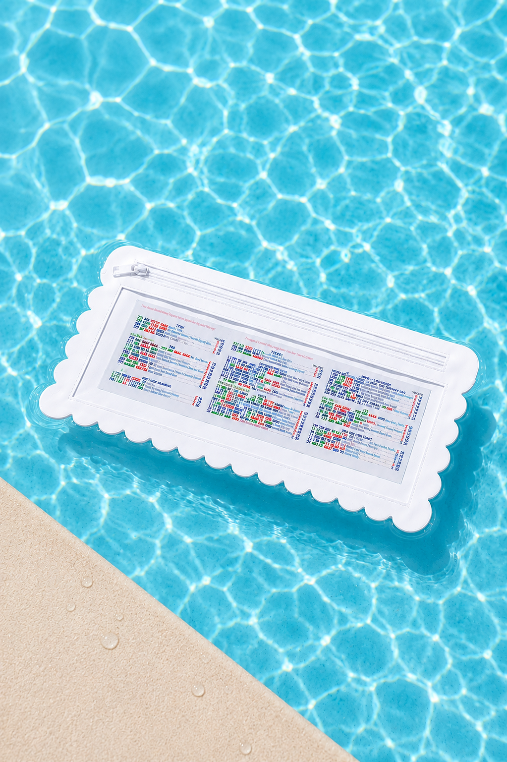 Splash-Proof Mahjong Card Holder/Pool Mahjong