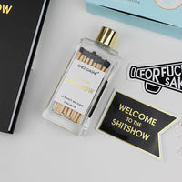 In Case of Shitshow - Glass Bottle Safety Matches - Black