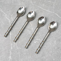 SS & Gold Dot Spoons-Piece Set