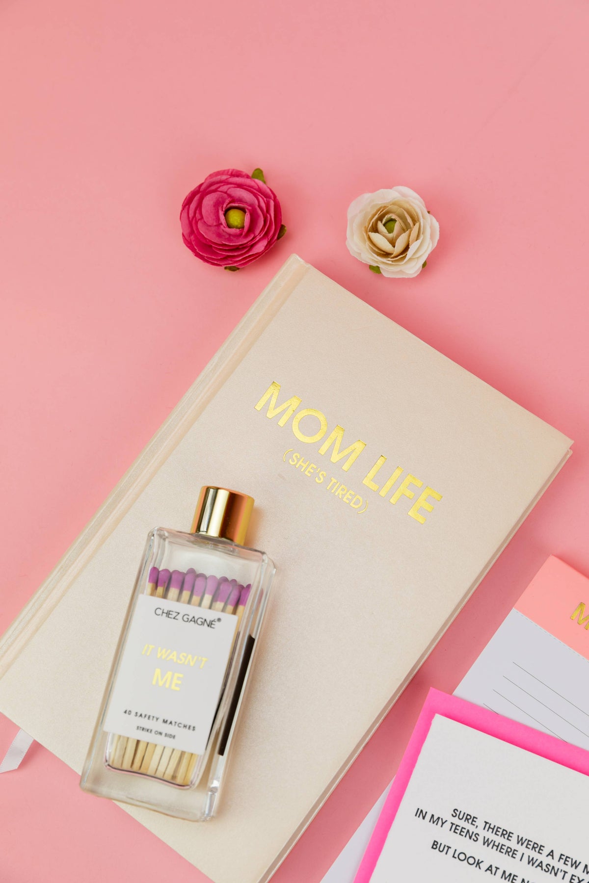 It Wasn't Me - Glass Bottle Safety Matches - Bright Purple