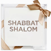 Judaica Acrylic Cocktail Napkin Hostess Set Cocktail Napkins