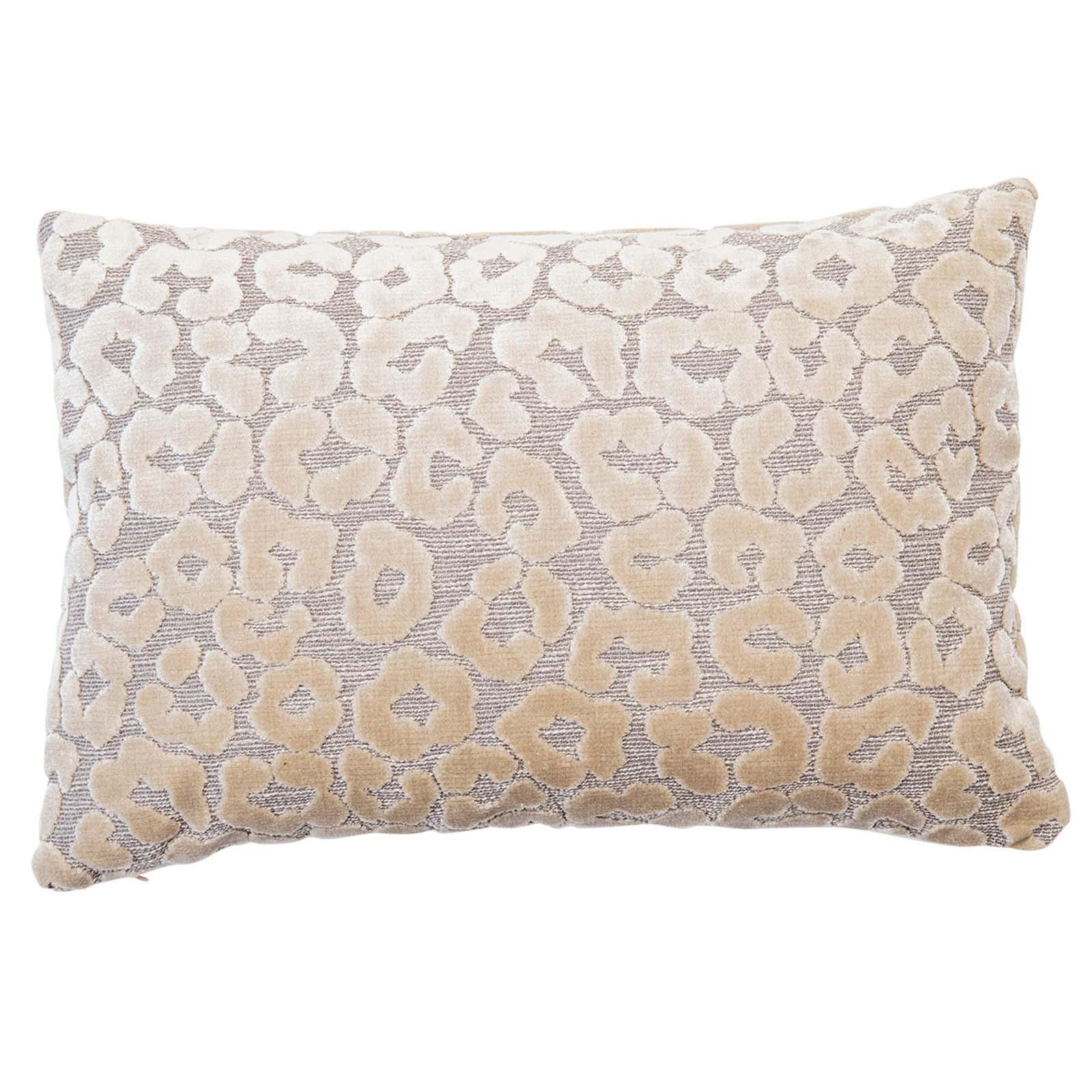Elvira Lumbar Pillow 12" x 18" Natural Throw Pillows
