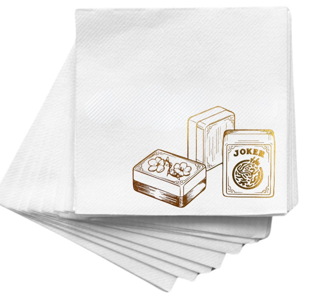 Mah Jong Fun Cocktail Napkins