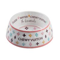 Chewy Vuiton Dog Bowl