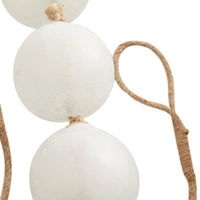 Coastal Glass Garland With Tassel