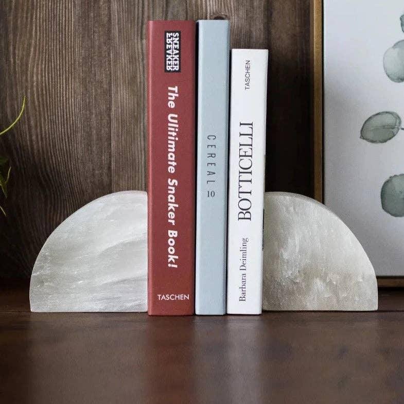 White Onyx Bookend