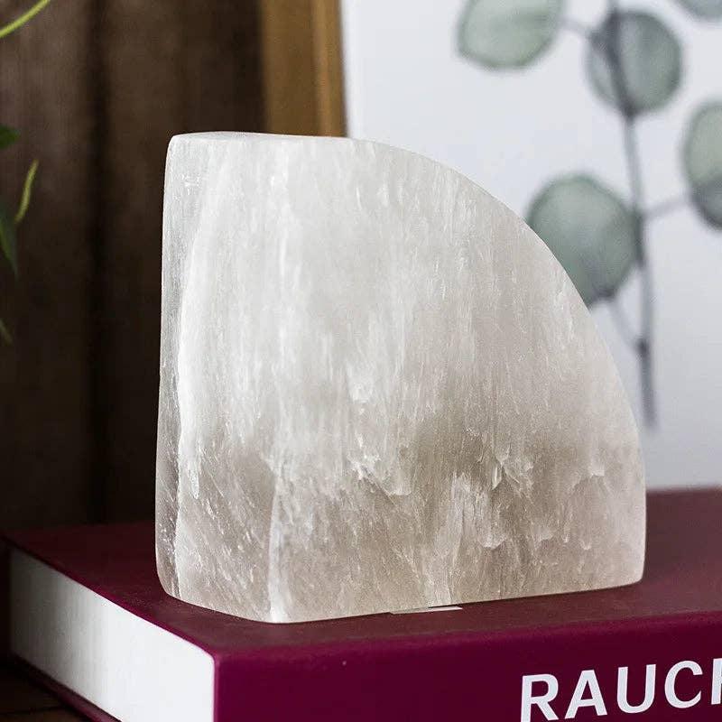White Onyx Bookend