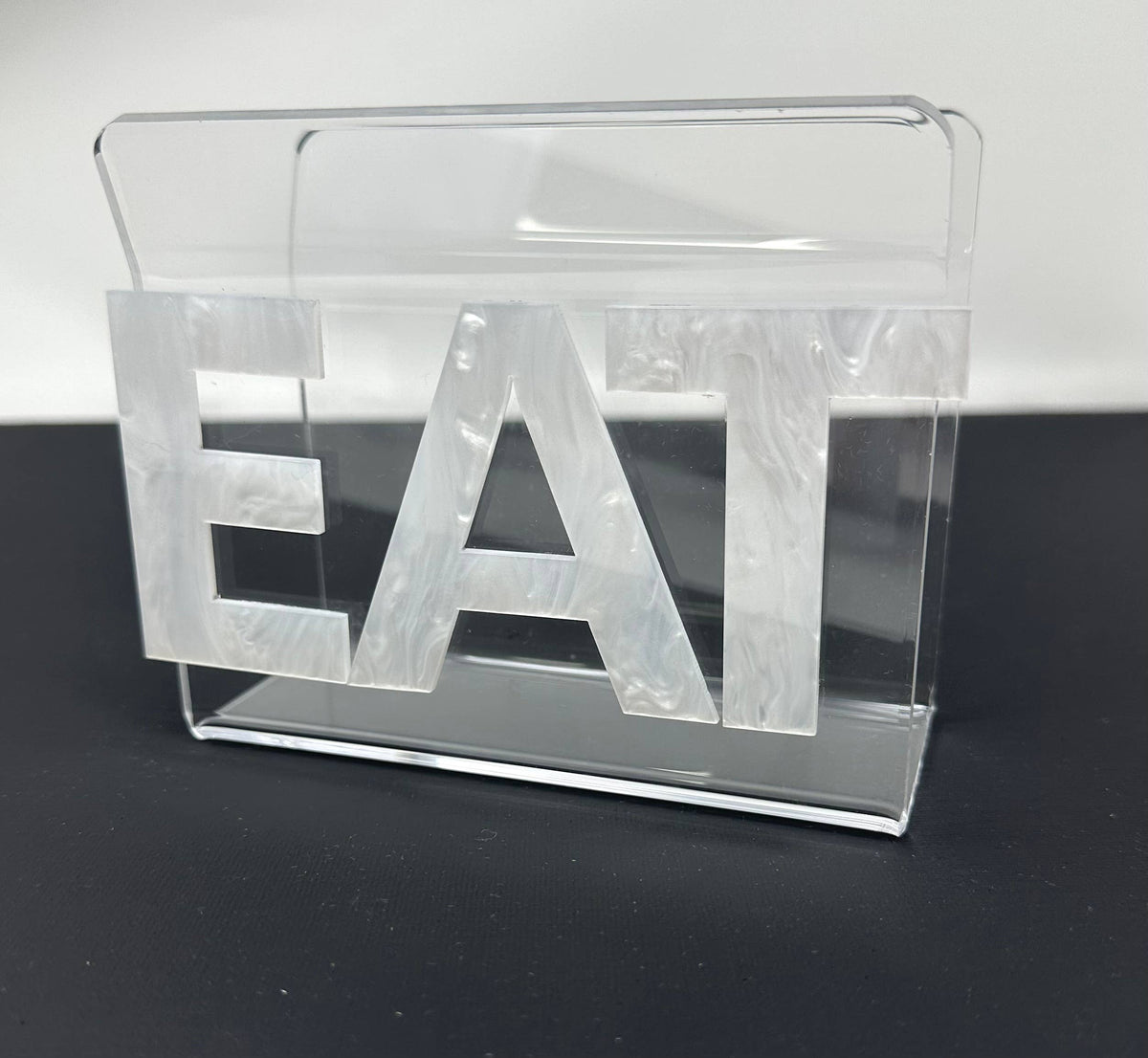 Acrylic Eat Napkin Holder