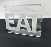 Acrylic Eat Napkin Holder