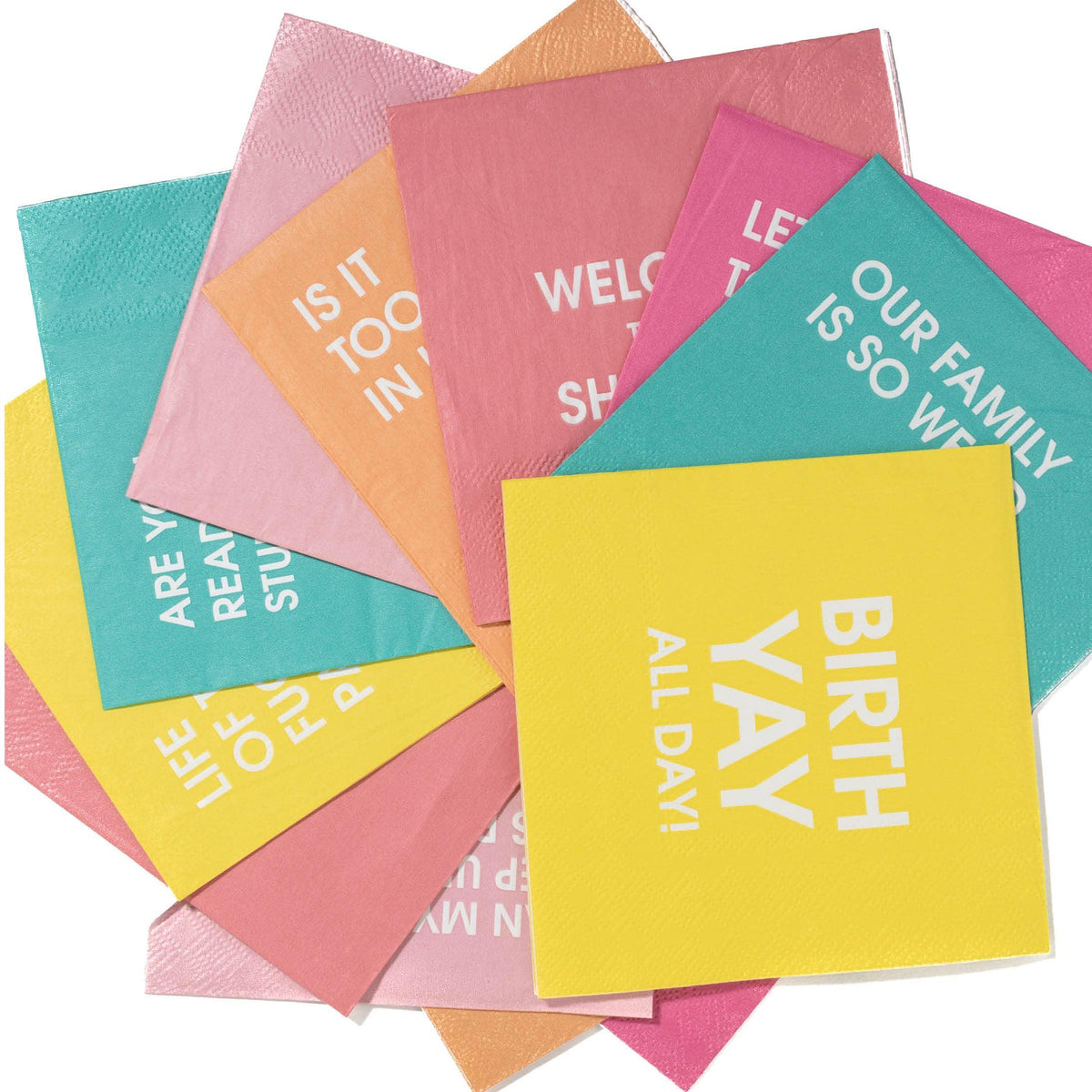 Our Family Is So Weird - Colorful Cocktail Napkins Cocktail Napkins