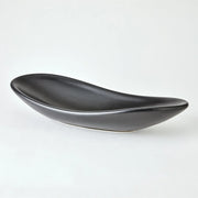 Oblong Platter Bowl Matte Black Decorative Platter