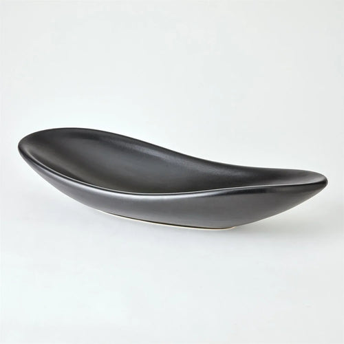 Oblong Platter Bowl Matte Black Decorative Platter