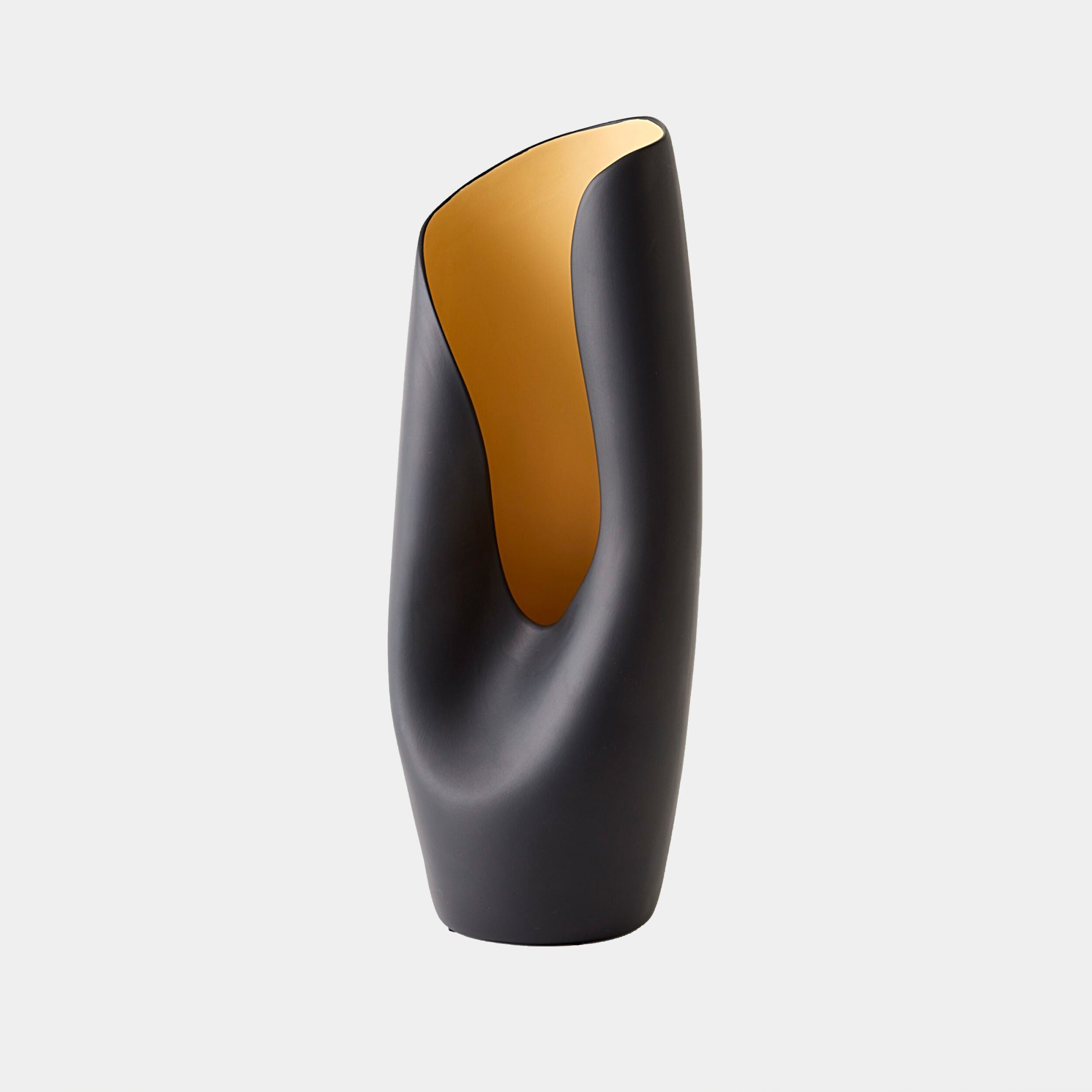 Avian Vase-Black/Gold