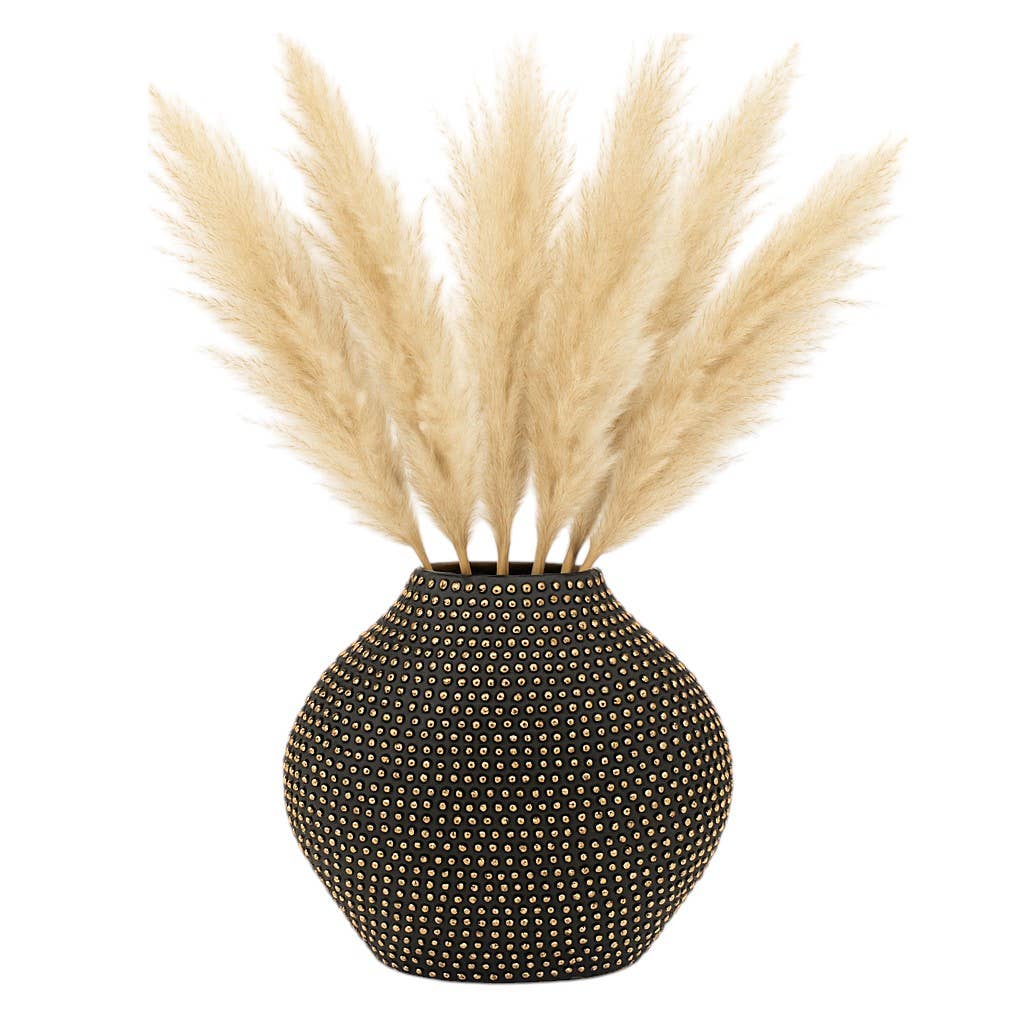 Beaded Ceramic Sculptural Vase