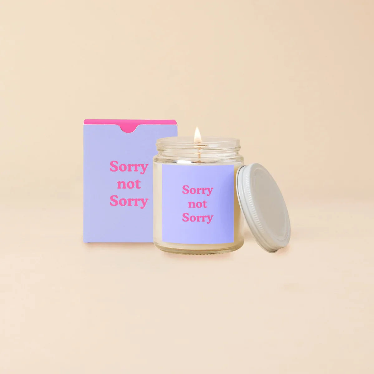 Candle Jar w/Lid Candleholder