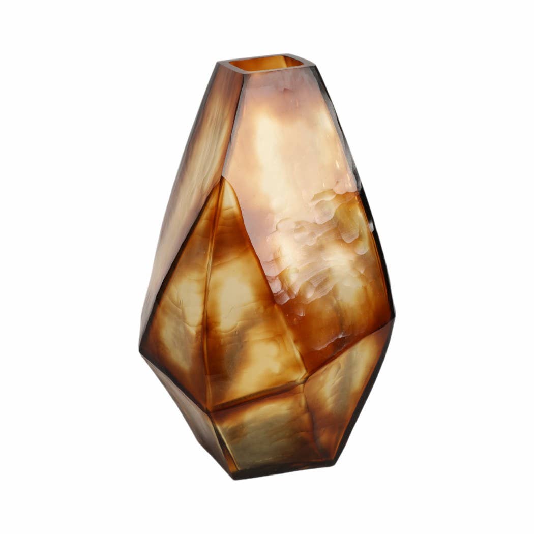 Foundation Glass Geometric Vase