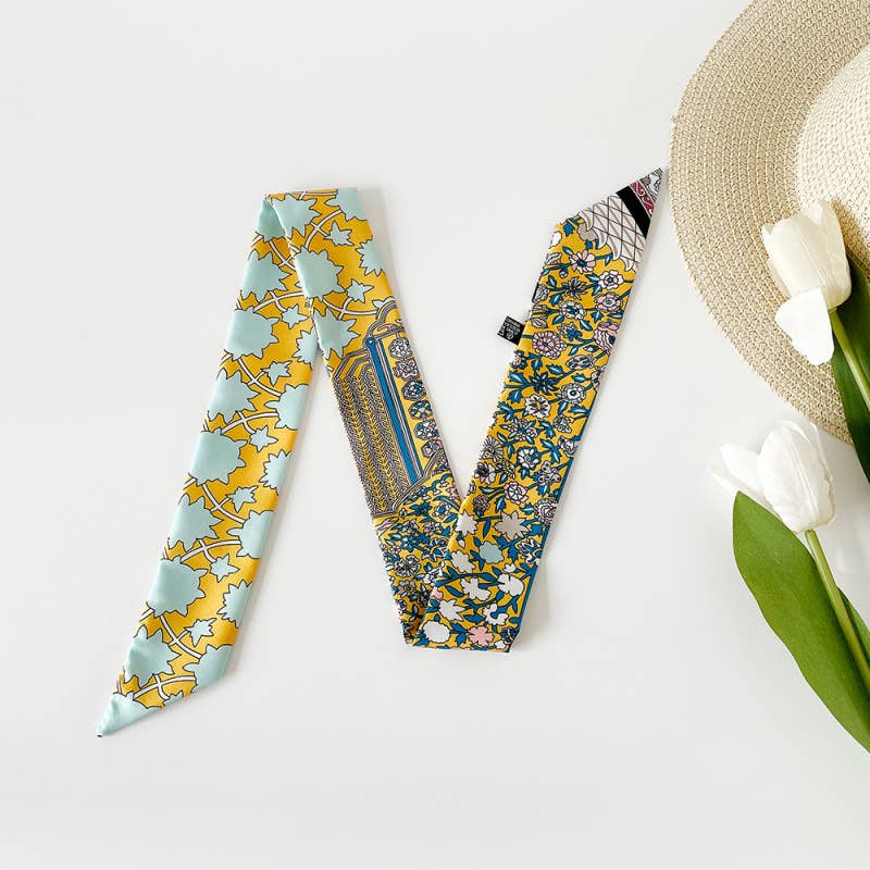 Versatile Printed Scarf Headband Fashion Accessory