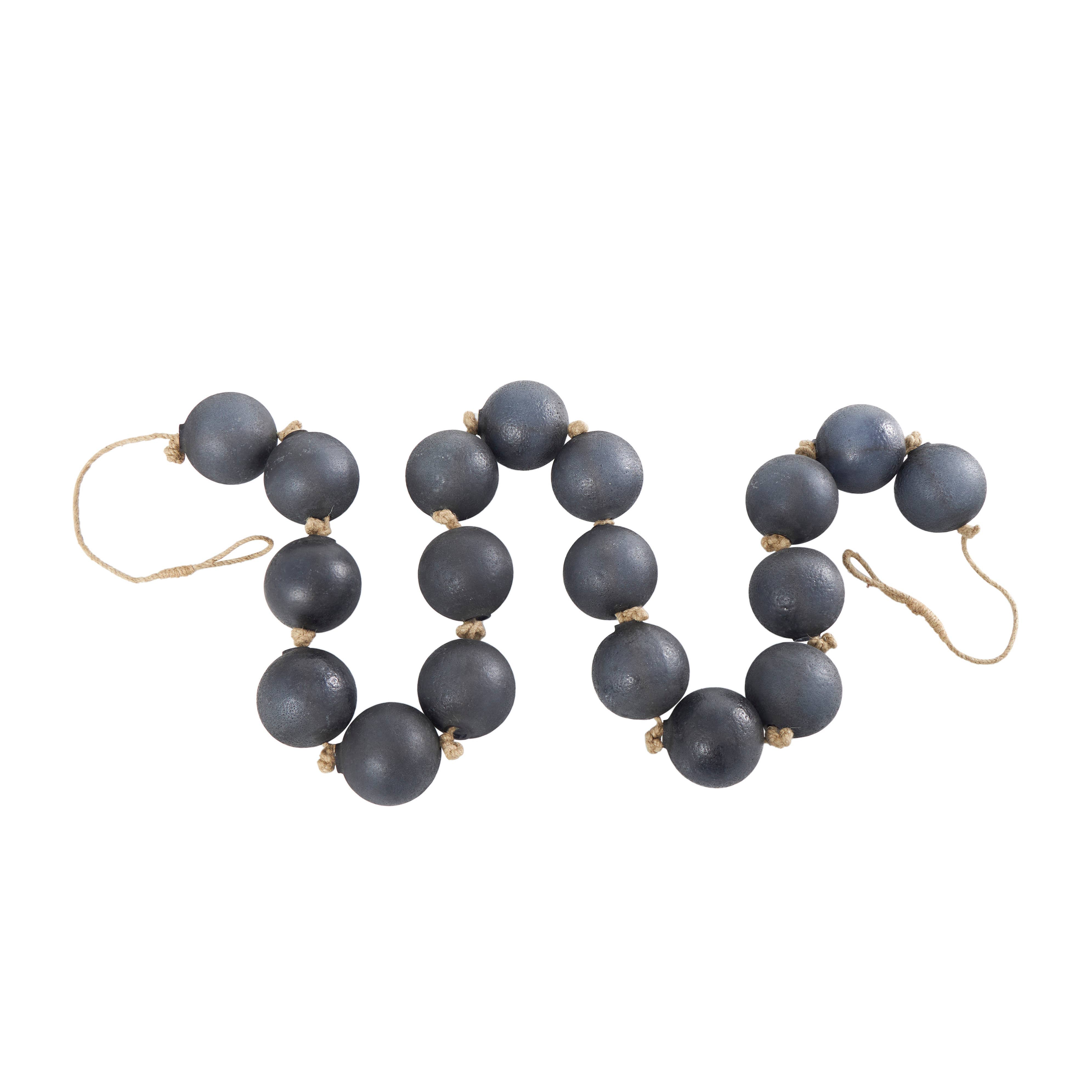 Coastal Glass Garland With Tassel