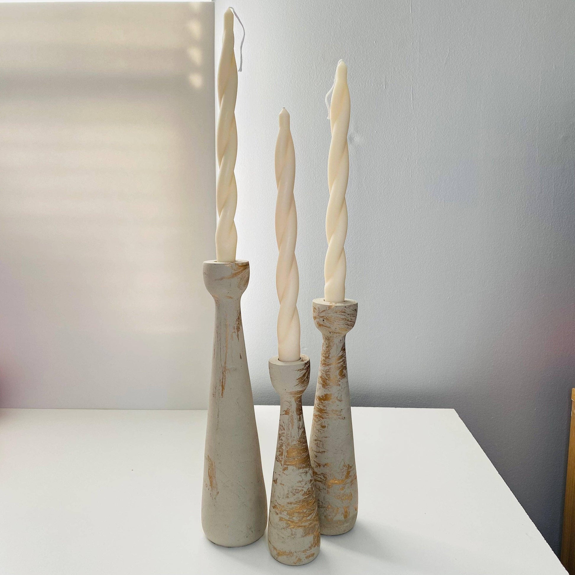 Taper Candle Holder s/3 Votives, Hurricanes & Candleholders
