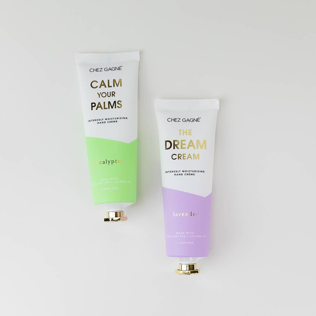 Calm Your Palms - Eucalyptus - Clean + Vegan Hand Crème - 3.4oz Lotion & Moisturizer