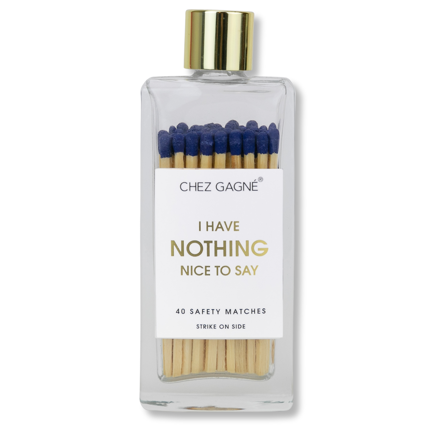 I Have Nothing Nice to Say - Safety Matches - Navy Matchboxes & Lighters