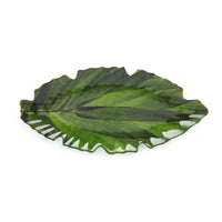 Zen Green Melamine Leaf Platter