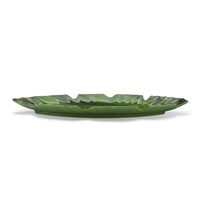 Zen Green Melamine Leaf Platter