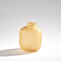 Frosted Stripe Vase