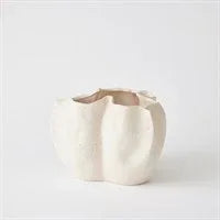 Pinched Vase Low Decorative Vases