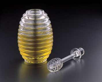 Acrylic Honey Jar with Server