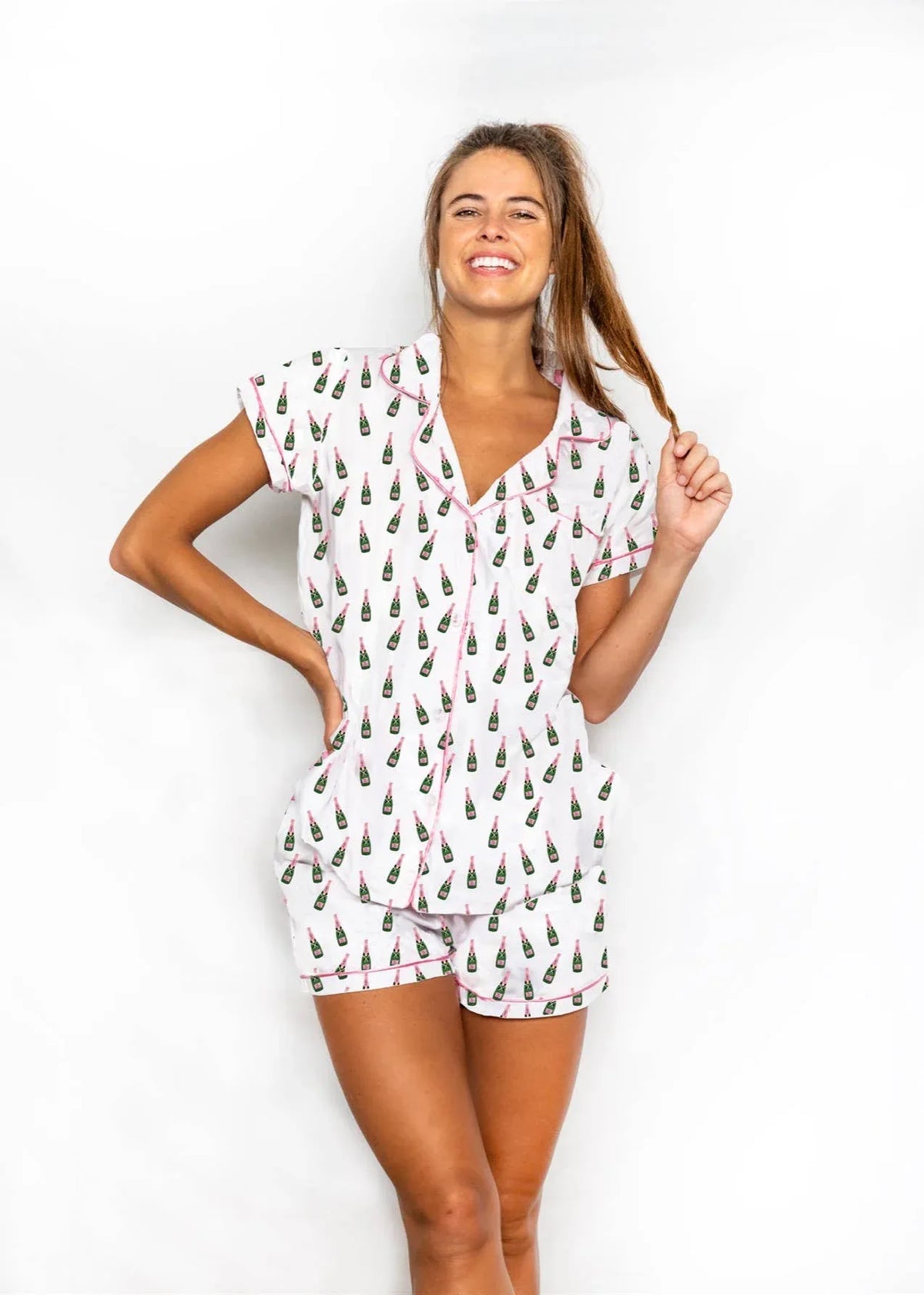Pajama Short Set - Champagne Pajamas/Gifts