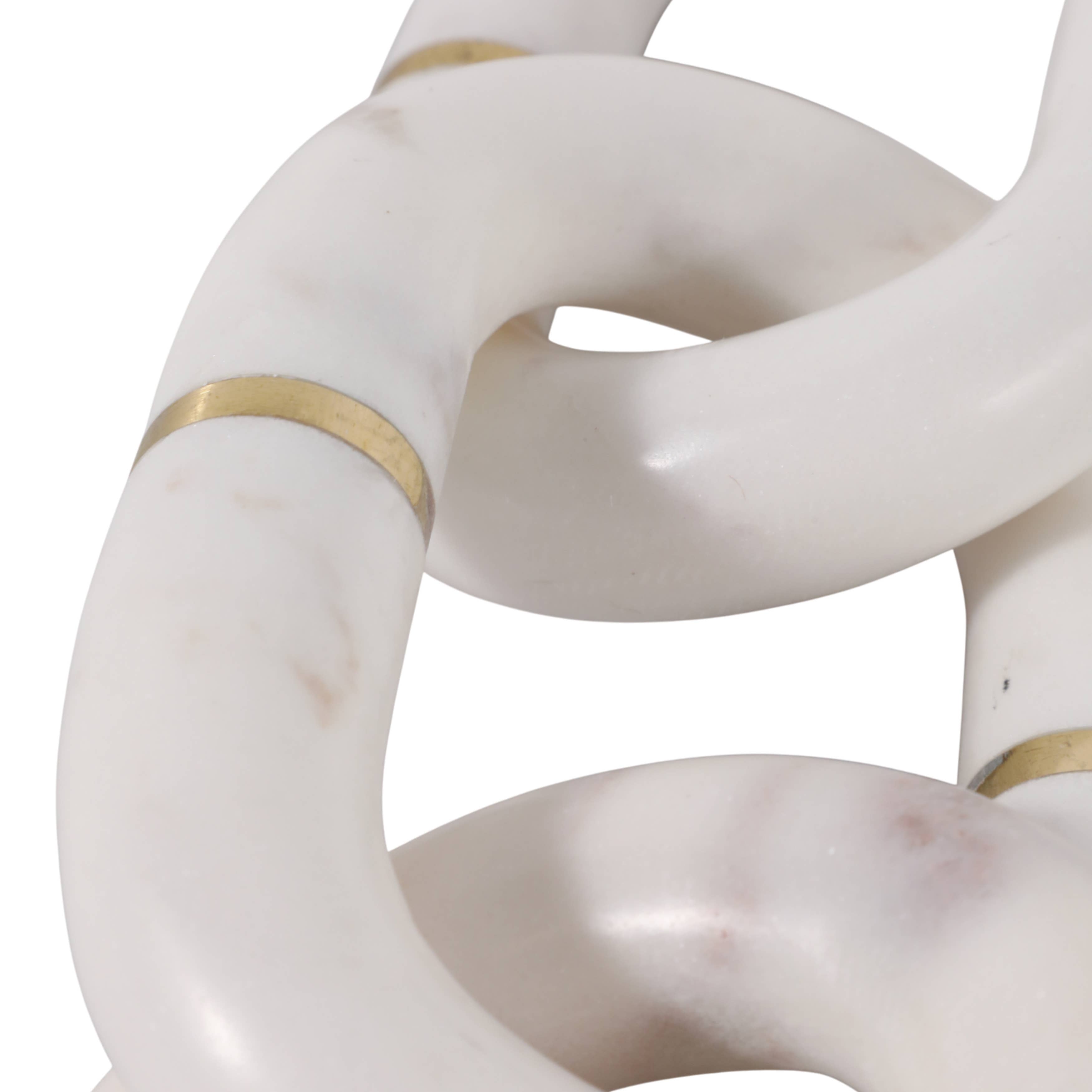 Stone Marble Chain Sculpture