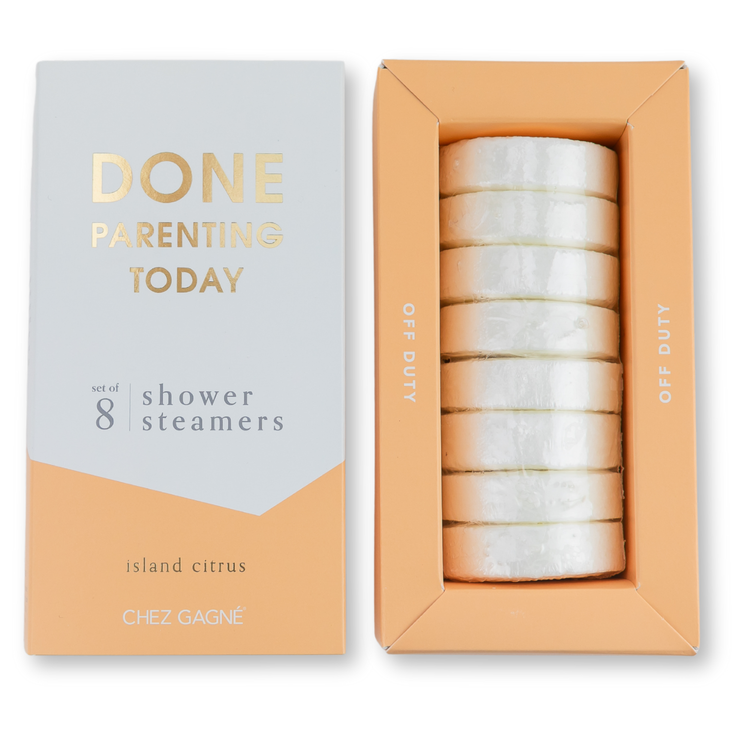 Done Parenting Today - Aromatherapy Shower Steamers - Island Citrus - Set of 8 Bath Accessories