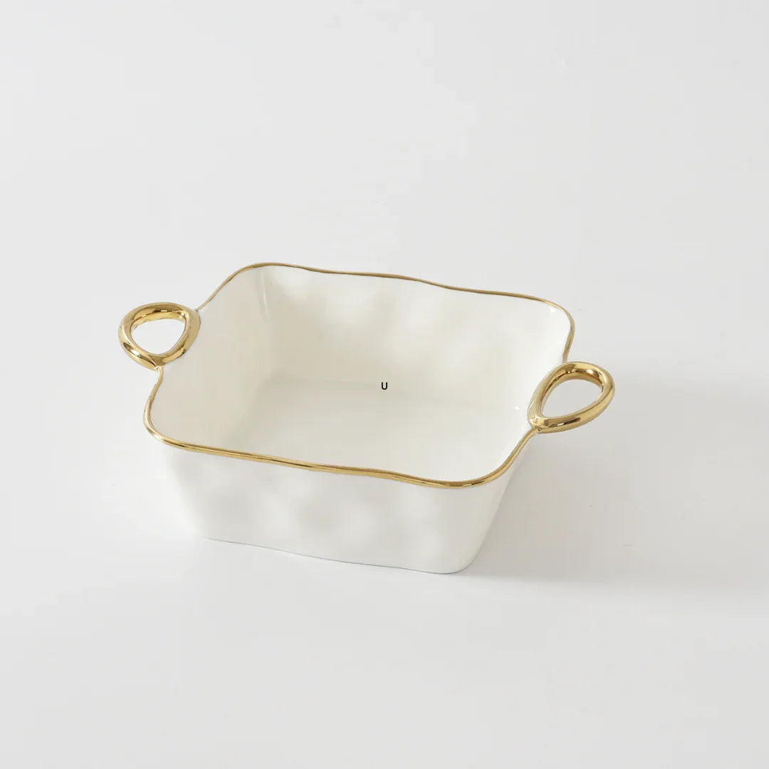 Square Baking Dish Gold Baking Dish