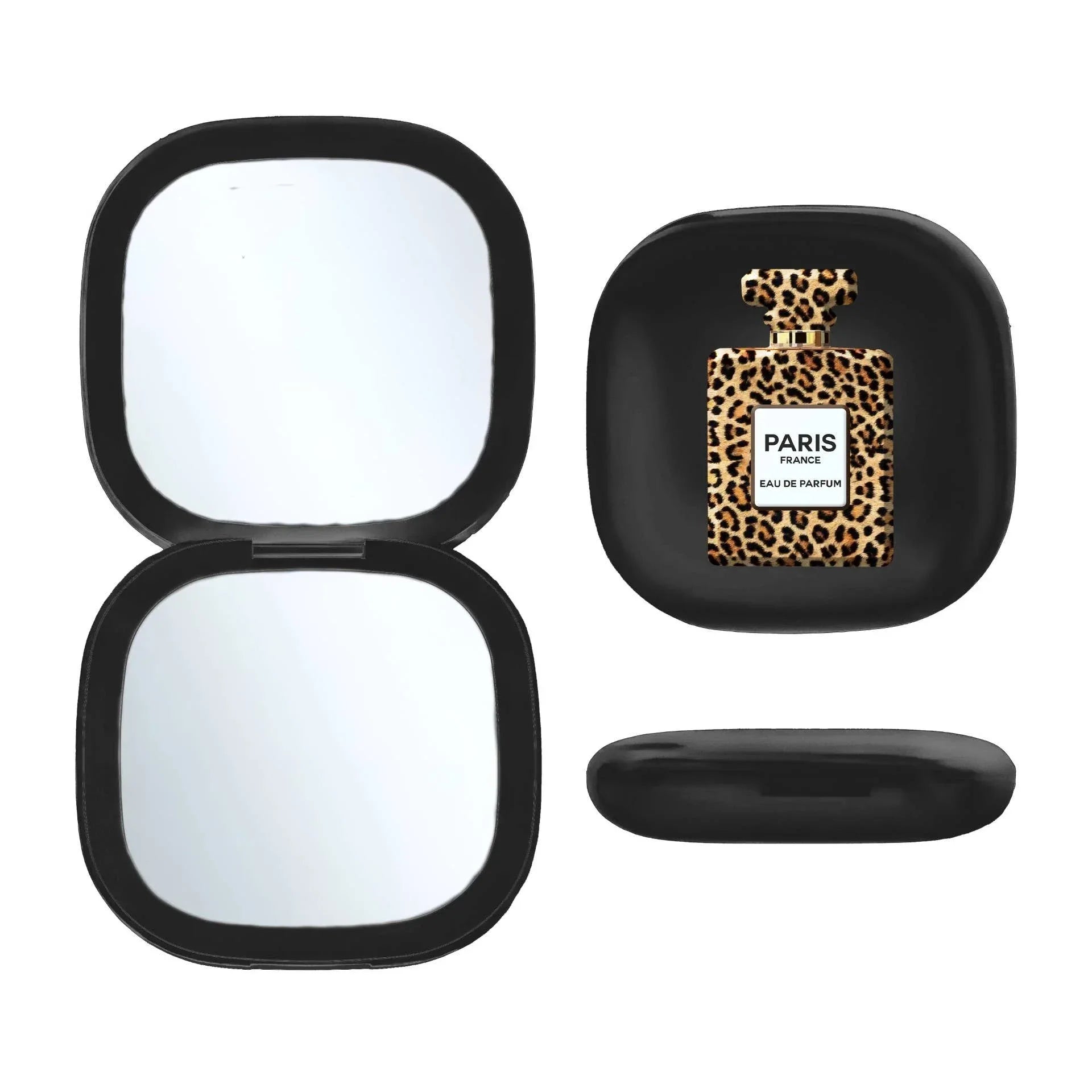 LED Compact Mirror - Leopard Parfum Accessories