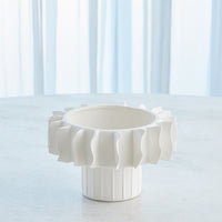 Matte White Vallon Bowl