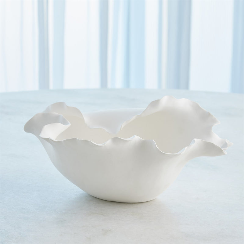 Folios Wide Bowl Matte White